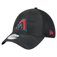 Men's New Era Black Arizona Diamondbacks Subtle Camo 39THIRTY Flex Hat