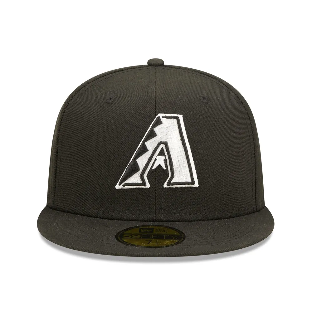 Casquette ajustée 59FIFTY avec logo de l'équipe des Diamondbacks l'Arizona New Era pour homme, noire
