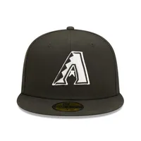 Casquette ajustée 59FIFTY avec logo de l'équipe des Diamondbacks l'Arizona New Era pour homme, noire