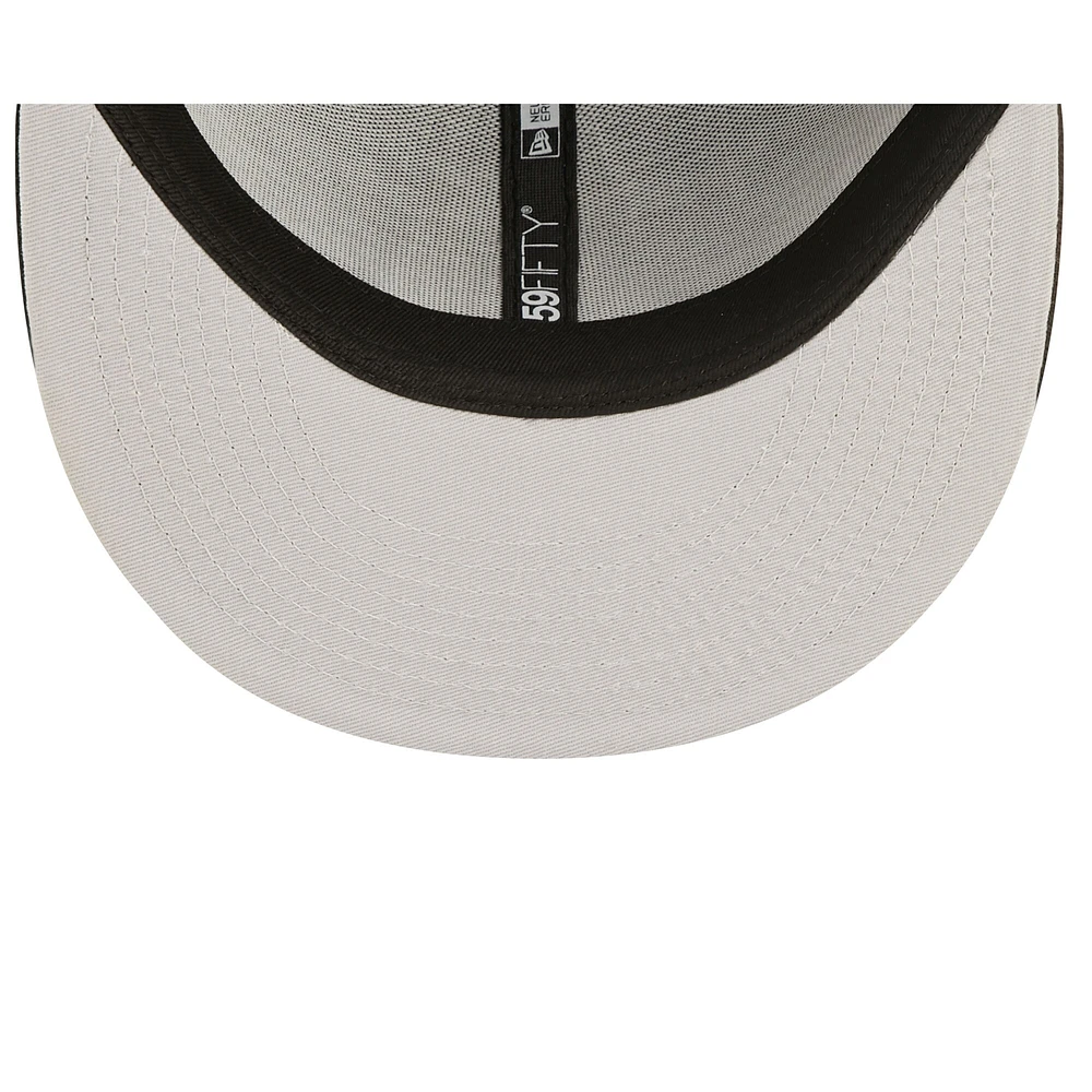 Casquette ajustée 59FIFTY avec logo de l'équipe des Diamondbacks l'Arizona New Era pour homme, noire