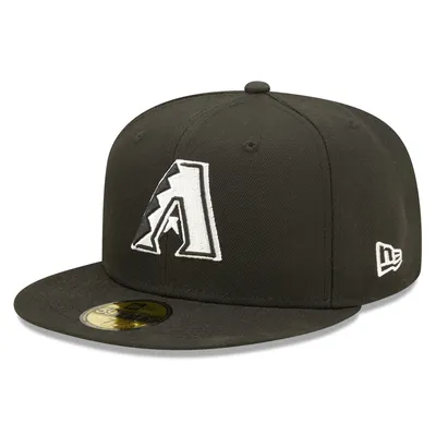 Casquette ajustée 59FIFTY avec logo de l'équipe des Diamondbacks l'Arizona New Era pour homme, noire