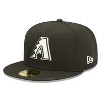 Casquette ajustée 59FIFTY avec logo de l'équipe des Diamondbacks l'Arizona New Era pour homme, noire