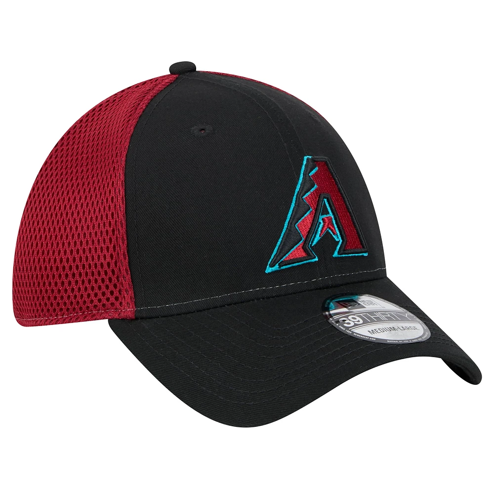 Casquette Team Neo 39THIRTY Flex noire des Arizona Diamondbacks de New Era pour homme