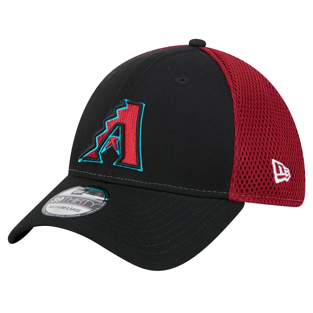 Casquette Team Neo 39THIRTY Flex noire des Arizona Diamondbacks de New Era pour homme