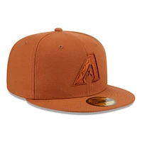 Men's New Era Brown Arizona Diamondbacks Spring Color 59FIFTY Fitted Hat