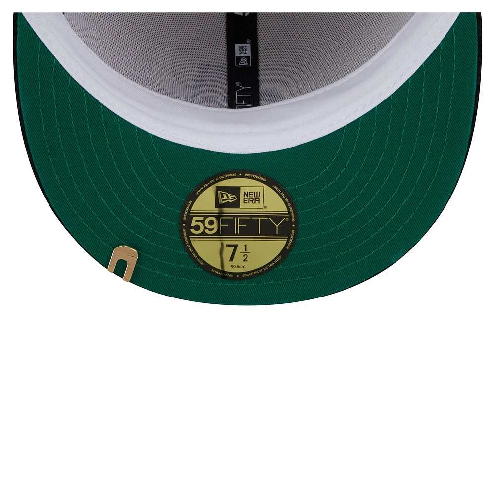Men's New Era Cream/Black Arizona Diamondbacks Two-Tone Corduroy 59FIFTY Fitted Hat