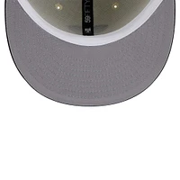 Men's New Era Cream Arizona Diamondbacks Cooperstown Collection Chrome 59FIFTY Fitted Hat