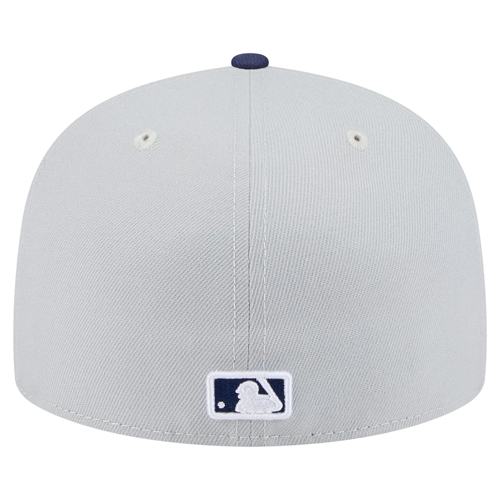 Casquette ajustée bicolore 59FIFTY Arizona Diamondbacks pour homme New Era gris/bleu marine