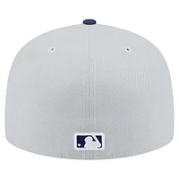Casquette ajustée bicolore 59FIFTY Arizona Diamondbacks pour homme New Era gris/bleu marine