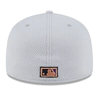 Men's New Era Gray Arizona Diamondbacks 2025 MLB Clubhouse 59FIFTY Fitted Hat