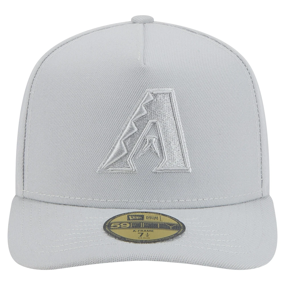 Casquette ajustée 59FIFTY Arizona Diamondbacks de New Era pour homme, coloris gris
