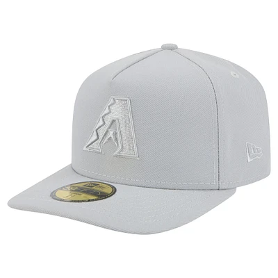 Casquette ajustée 59FIFTY Arizona Diamondbacks de New Era pour homme, coloris gris