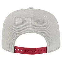 Casquette de golf snapback en velours côtelé Arizona Diamondbacks grise New Era pour homme