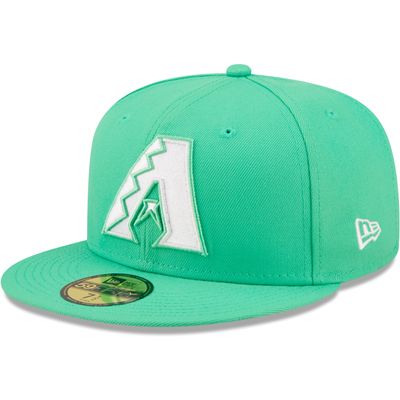 Men's New Era Green Arizona Diamondbacks Logo 59FIFTY Fitted Hat