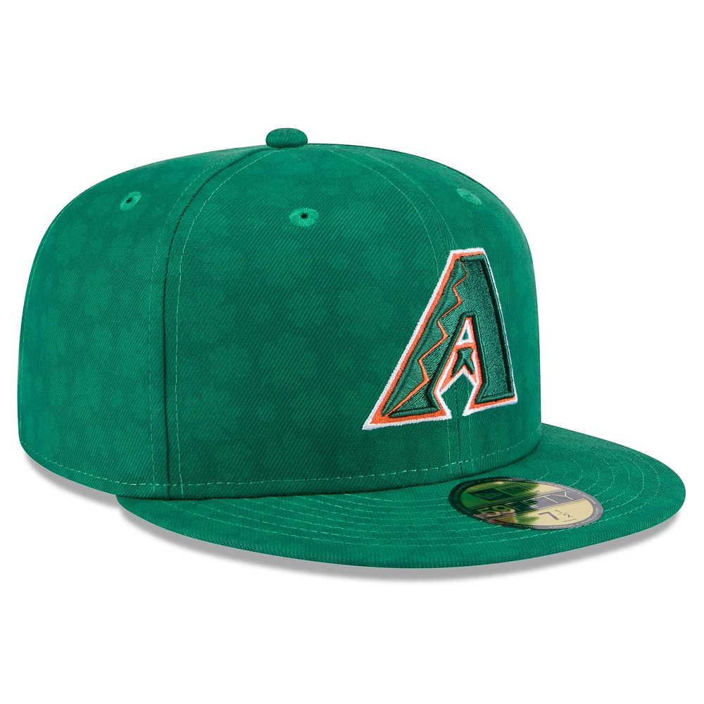 Men's New Era Kelly Green Arizona Diamondbacks St. Patrick's Day 59FIFTY Fitted Hat