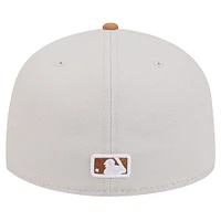 Men's New Era Khaki/Brown Arizona Diamondbacks Two-Tone Color Pack 59FIFTY Fitted Hat