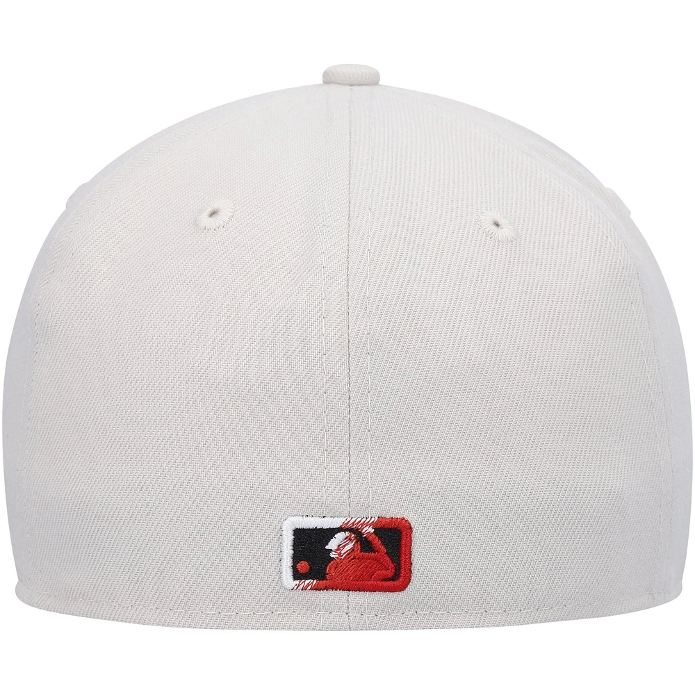 Casquette ajustée 59FIFTY kaki Arizona Diamondbacks Stone Dim Undervisor New Era pour homme