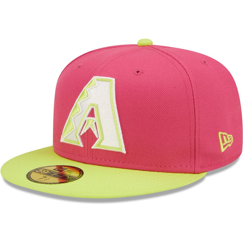 Men's New Era Pink Arizona Diamondbacks 2001 MLB World Series 59FIFTY Fitted Hat