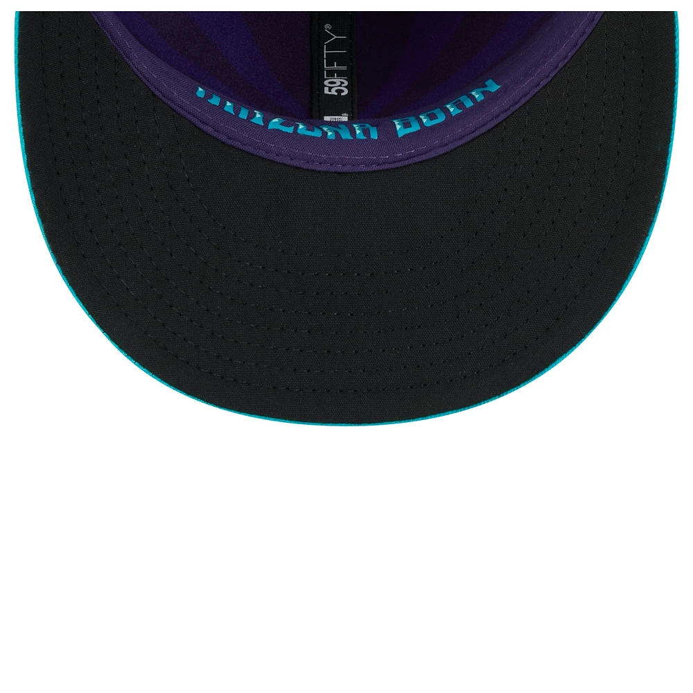 Men's New Era Purple/Teal Arizona Diamondbacks 2025 City Connect Low Profile 59FIFTY Fitted Hat