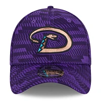 Men's New Era Purple Arizona Diamondbacks 2025 MLB Clubhouse 39THIRTY Flex Hat