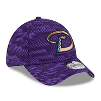 Men's New Era Purple Arizona Diamondbacks 2025 MLB Clubhouse 39THIRTY Flex Hat