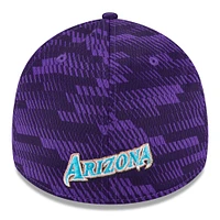 Men's New Era Purple Arizona Diamondbacks 2025 MLB Clubhouse 39THIRTY Flex Hat