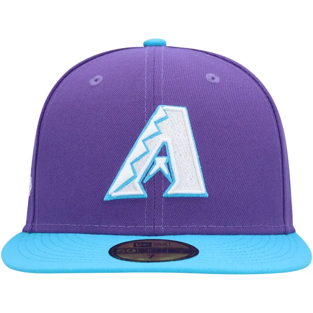 New Era 59Fifty Arizona Diamondbacks Side Patch Fitted Cap, purple