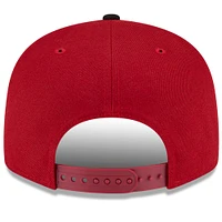 Casquette réglable Snapback 9FIFTY Snapback des Diamondbacks de l'Arizona rouge/noir New Era pour hommes