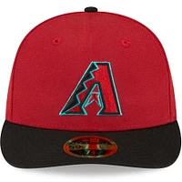 Men's New Era  Red/Black Arizona Diamondbacks Home Authentic Collection On-Field Low Profile 59FIFTY Fitted Hat