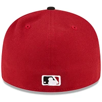 Men's New Era  Red/Black Arizona Diamondbacks Home Authentic Collection On-Field Low Profile 59FIFTY Fitted Hat