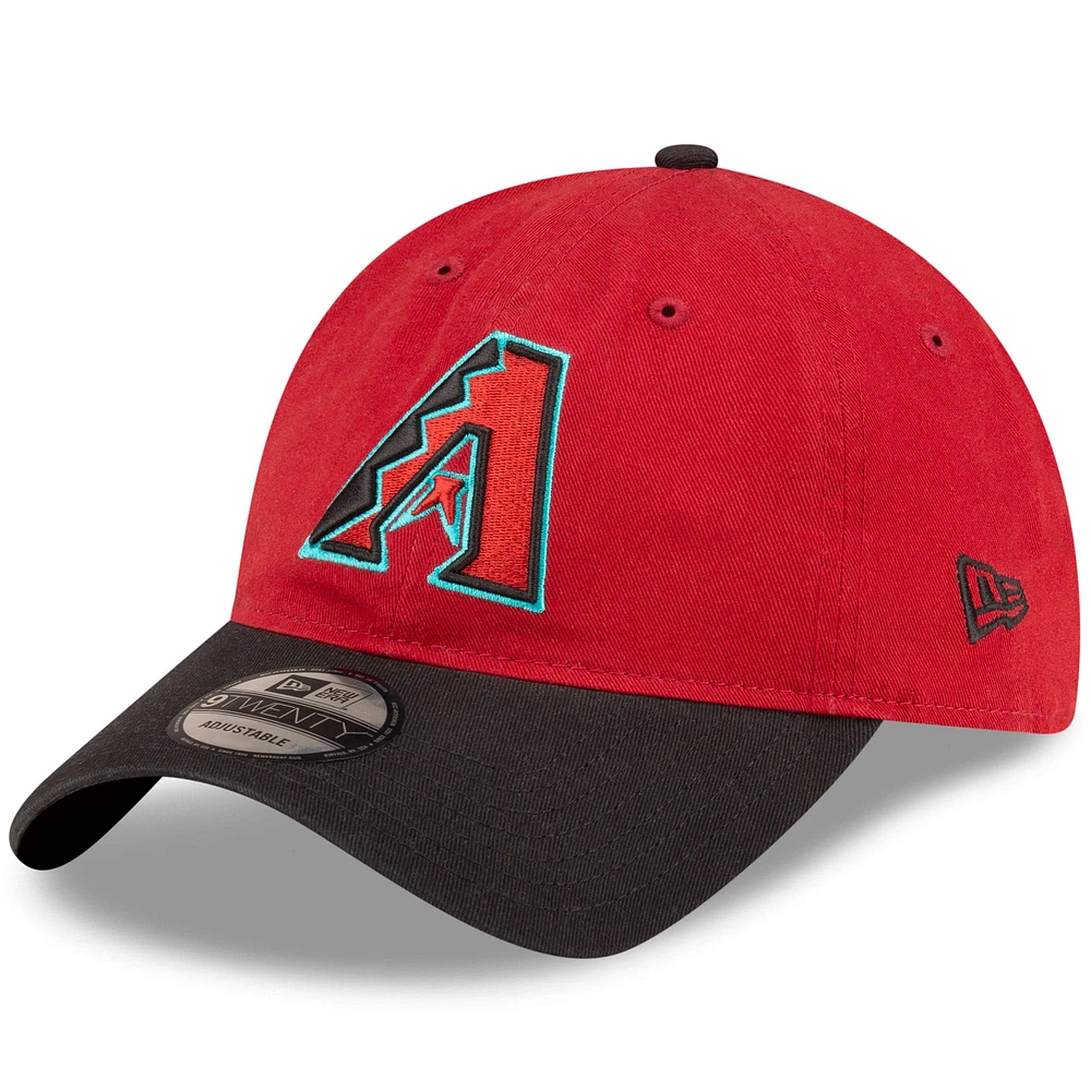 Casquette réglable New Era rouge/noir Arizona Diamondbacks Replica Core Classic 9TWENTY pour hommes