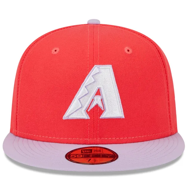 Men's New Era Red Arizona Diamondbacks White Logo 59FIFTY Fitted Hat