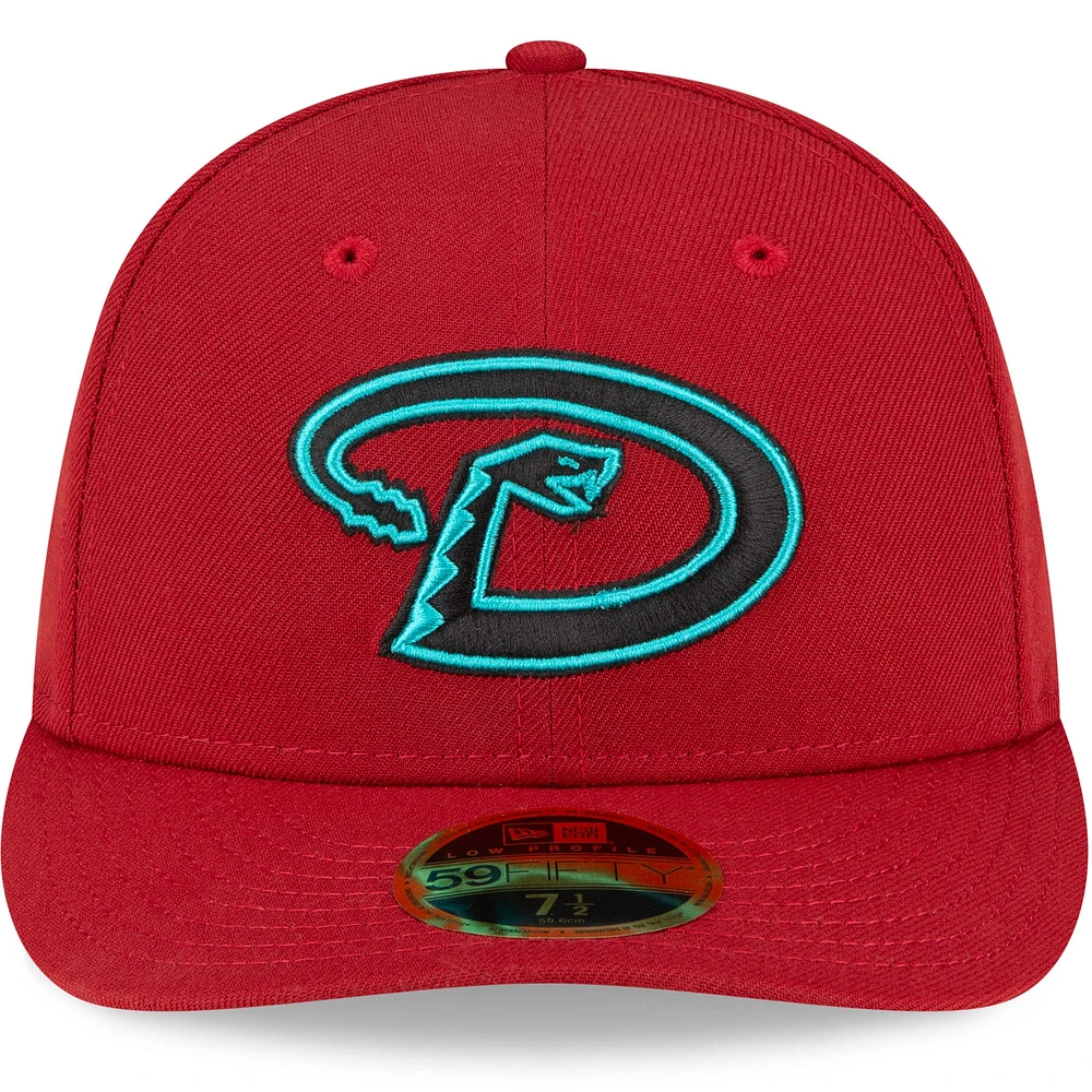 Men's New Era  Red Arizona Diamondbacks Alternate Authentic Collection On-Field Low Profile 59FIFTY Fitted Hat