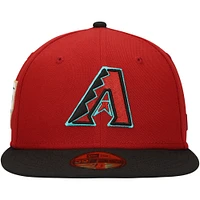 Casquette ajustée 59FIFTY Jackie Robinson Day Side Patch des Arizona Diamondbacks New Era pour hommes