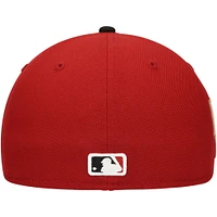 Men's New Era Red Arizona Diamondbacks Jackie Robinson Day Side Patch 59FIFTY Fitted Hat