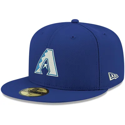 Arizona Diamondbacks New Era White Logo 59FIFTY Fitted Hat