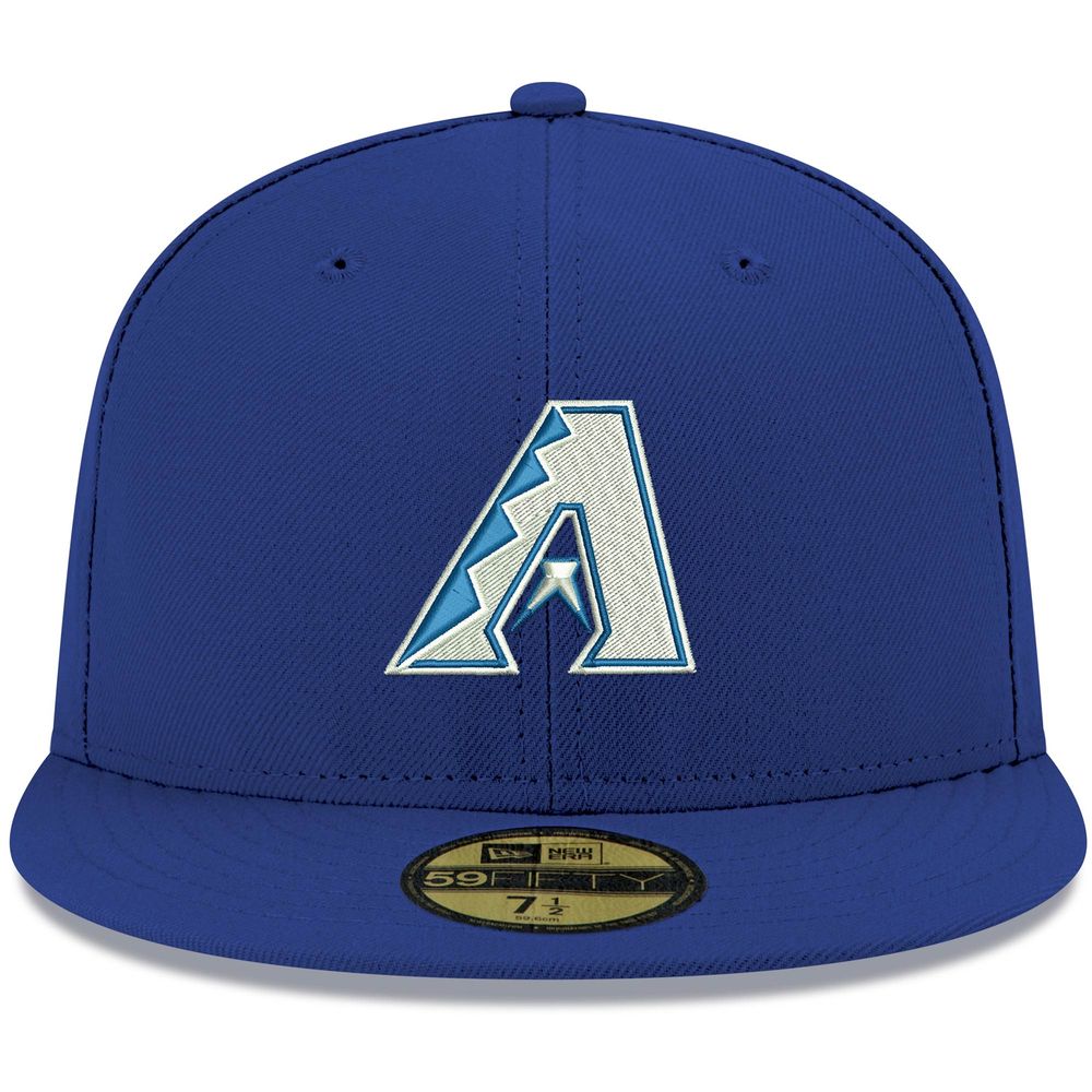 Men's New Era Royal Arizona Diamondbacks White Logo 59FIFTY Fitted Hat