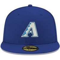 Men's New Era Royal Arizona Diamondbacks White Logo 59FIFTY Fitted Hat