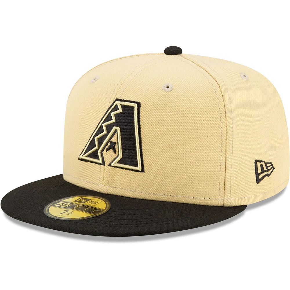 Casquette ajustée 59FIFTY City Connect des Arizona Diamondbacks New Era sable/noir pour homme