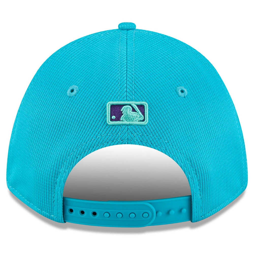 Men's New Era  Teal/Purple Arizona Diamondbacks 2025 City Connect Batting Practice M-Crown 9FORTY Adjustable Hat
