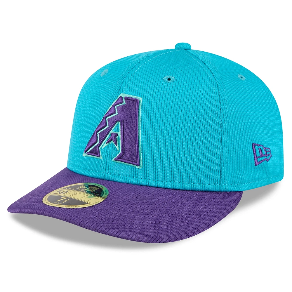 Casquette ajustée 59FIFTY City Connect 2025 pour homme, bleu sarcelle/violet, des Diamondbacks de l'Arizona