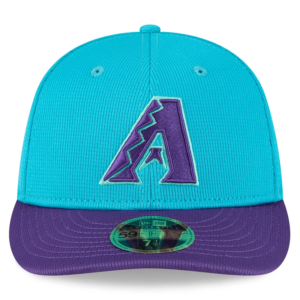 Casquette ajustée 59FIFTY City Connect 2025 pour homme, bleu sarcelle/violet, des Diamondbacks de l'Arizona
