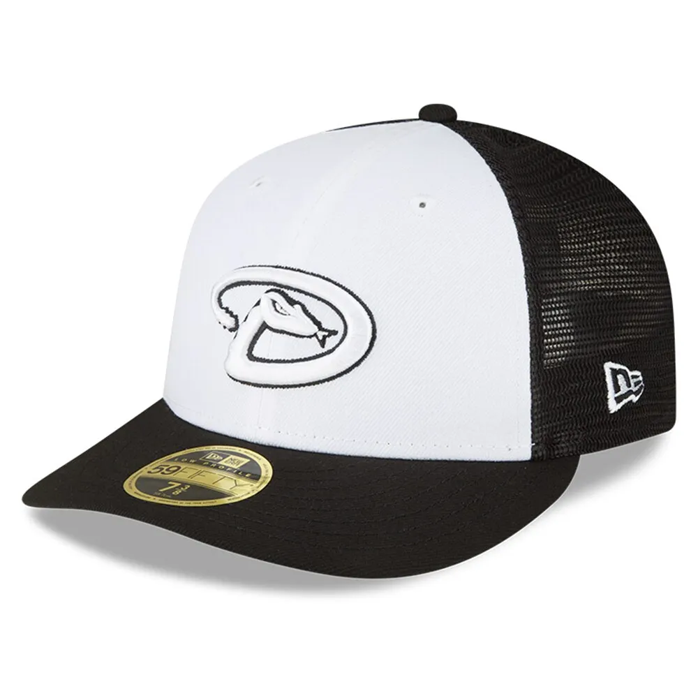 Arizona Diamondbacks Chrome White/Black New Era 59FIFTY Fitted Hat