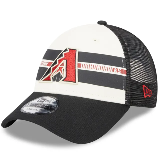 Lids Detroit Tigers New Era Team Stripe Trucker 9FORTY Snapback Hat -  White/Navy
