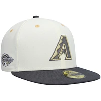 NWE DBACKS BLANC MLB CHROME GRAPHITE 59FIFTY HATMENHIC