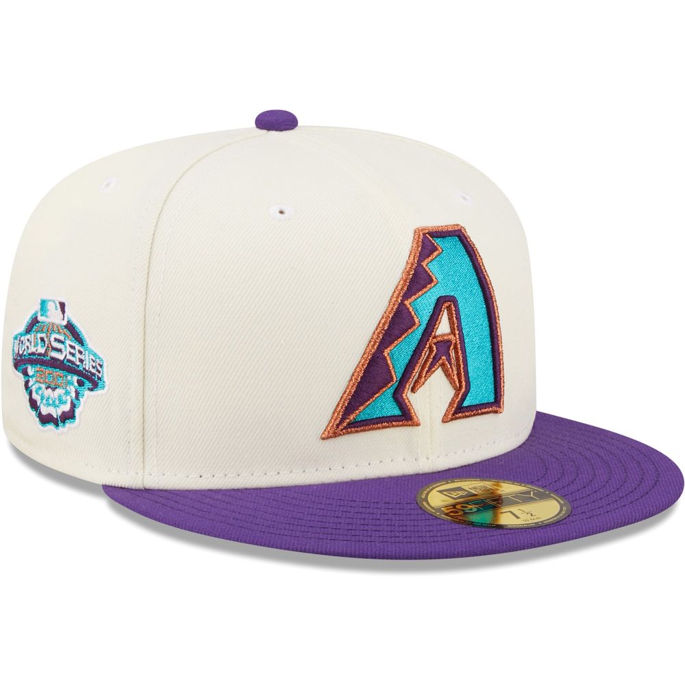 Arizona Diamondbacks New Era All Purple/Green Bottom With Arizona Side Logo  59FIFTY Fitted Hat