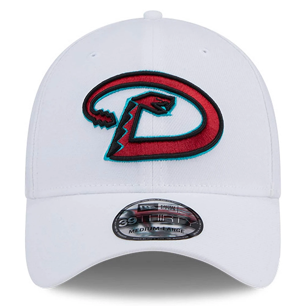 Men's New Era White Arizona Diamondbacks 39THIRTY Flex Hat