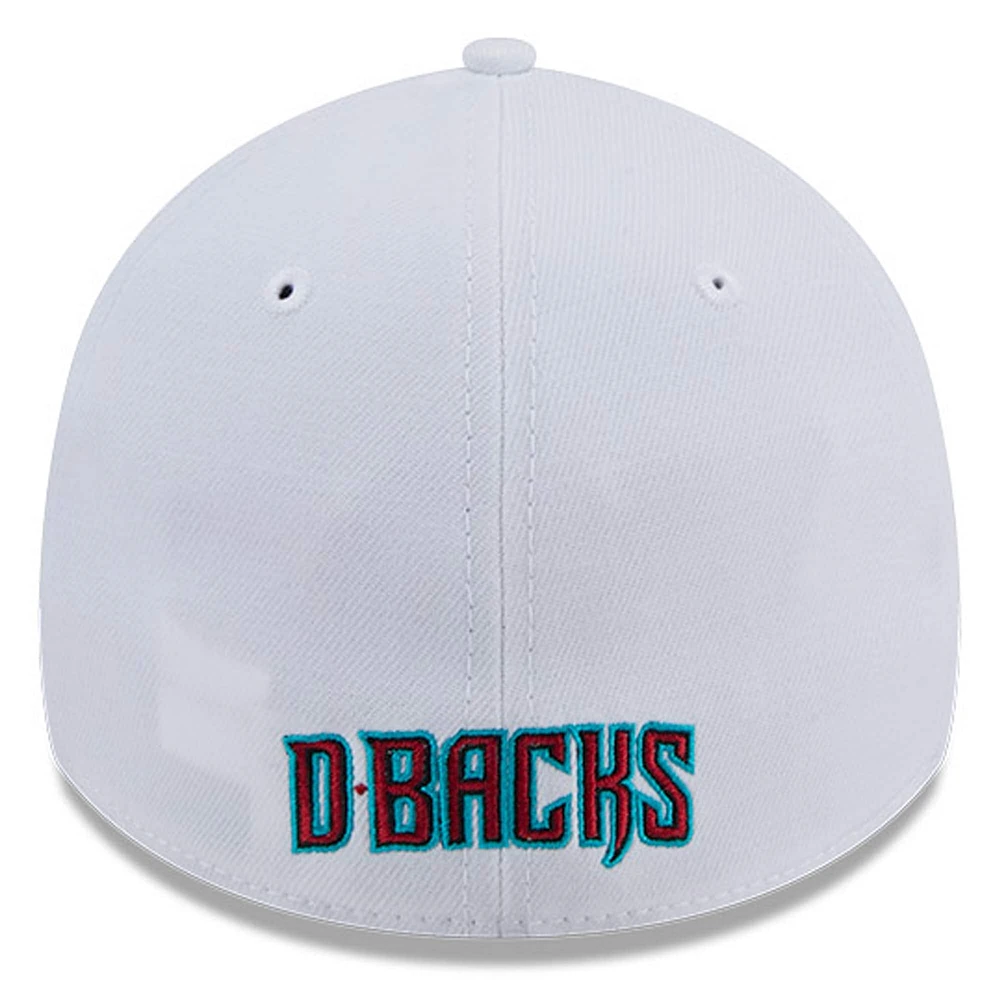 Men's New Era White Arizona Diamondbacks 39THIRTY Flex Hat