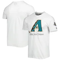 T-shirt de championnat historique des Diamondbacks l'Arizona New Era pour homme, blanc