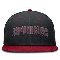 Men's Nike  Black/Red Arizona Diamondbacks True Primetime Two-Tone Performance Fitted Hat